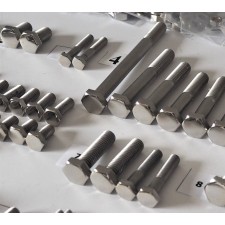 SPOJOVACÍ MATERIÁL MOTOCYKLU (BEZ MOTORU) - JAWA 50/23 MUSTANG - NEREZ LEŠTĚNÝ